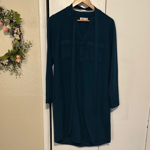 wool& Dresses & Skirts - Rare find! Wool& Clara shirt dress. In excellent used condition. Teal color.